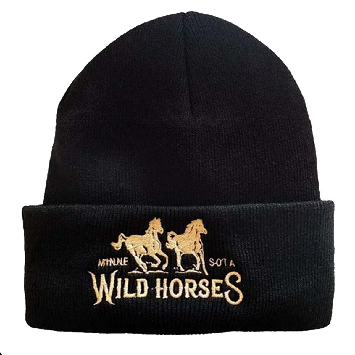 Wild Horses Embroidered Beanie